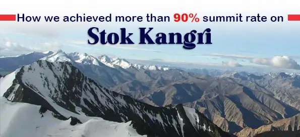 How we achieved more than 90% summit rate on Stok Kangri
